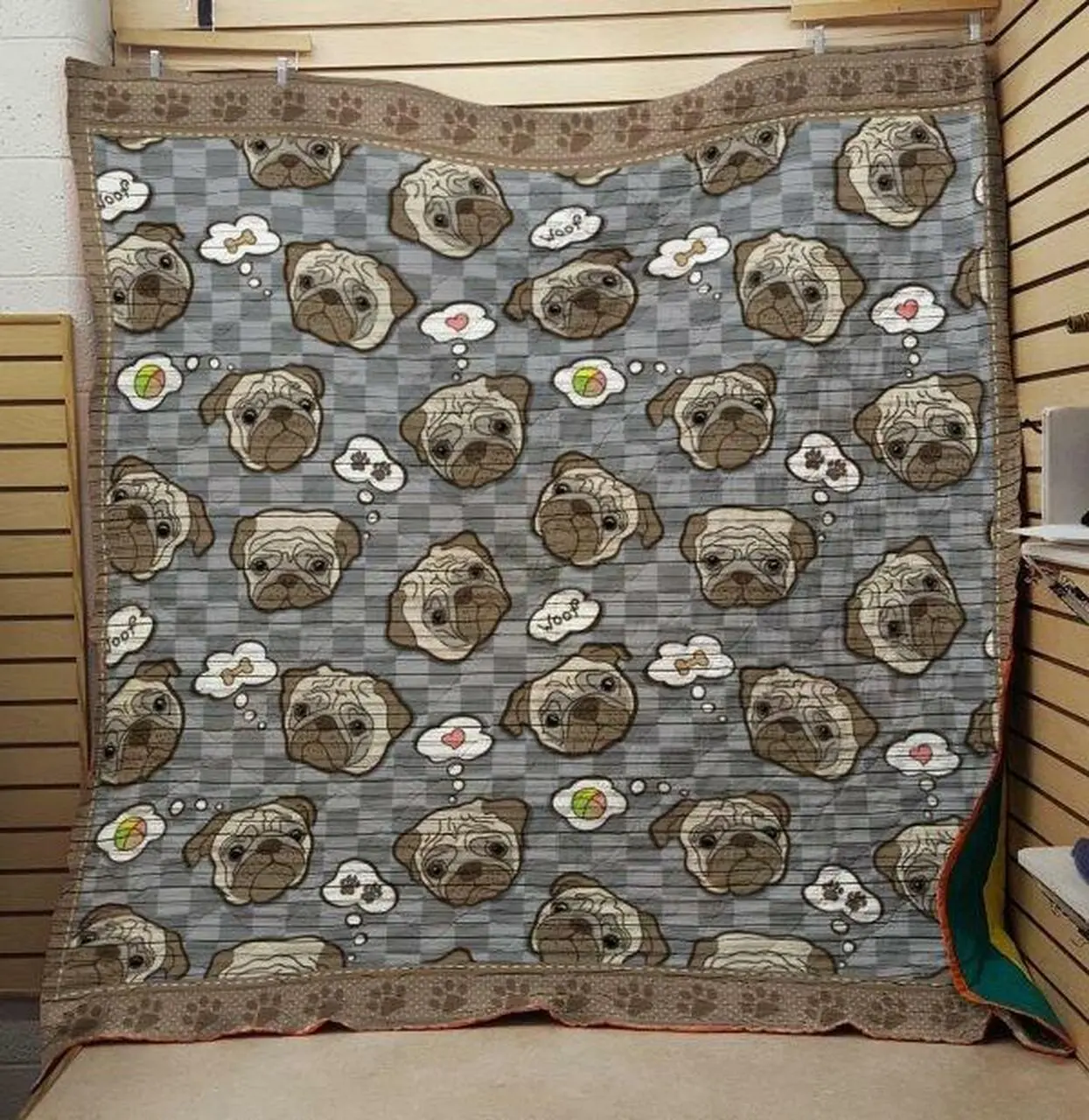 Pug 6030082 Quilt Blanket Quilt and Home Decor