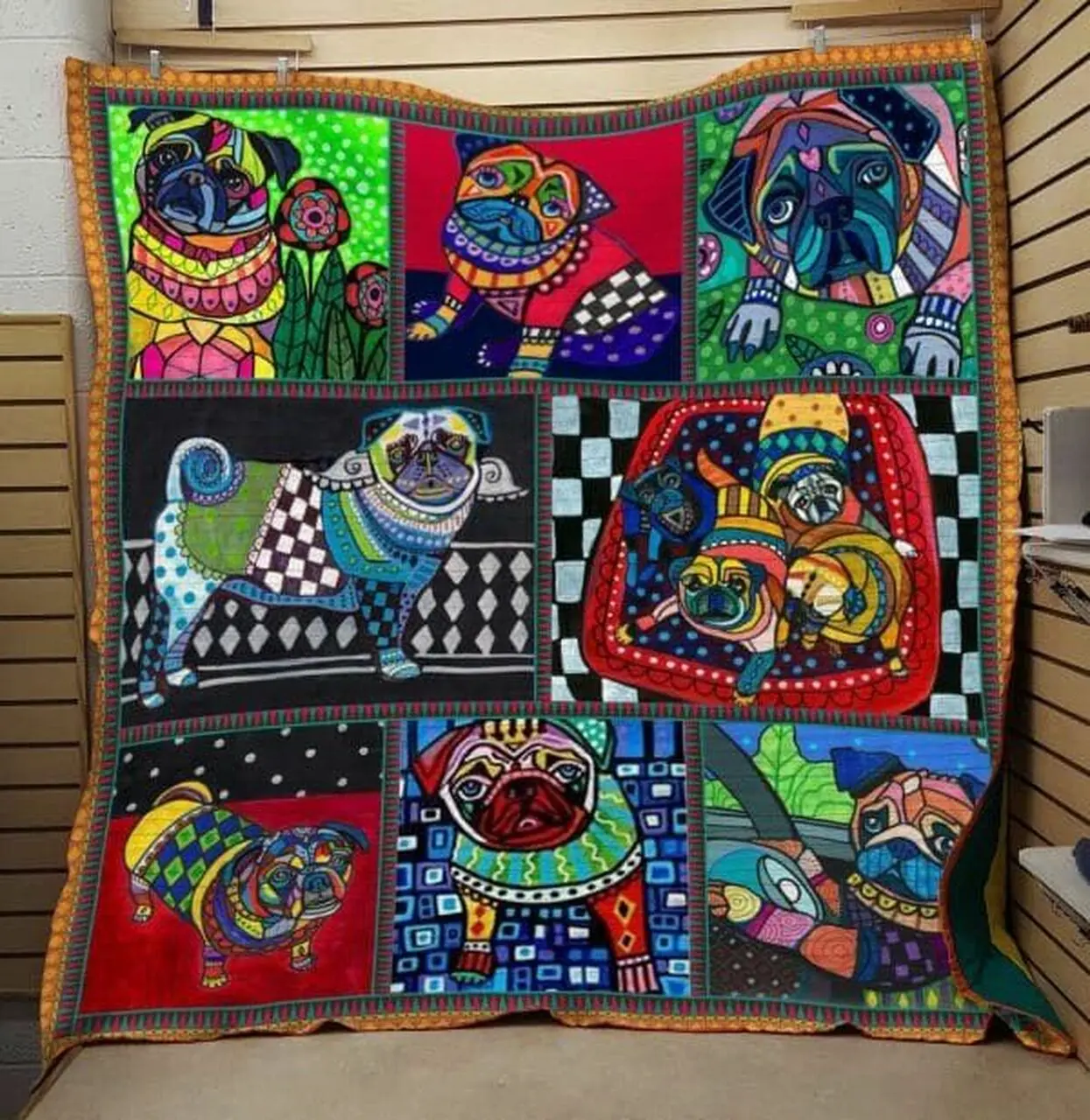 Pug Best Flapper Girls Quilt Blanket Dhc0201201170Td and Home Decor