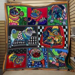 Pug Best Flapper Girls Quilt Blanket Dhc0201201170Td and Home Decor