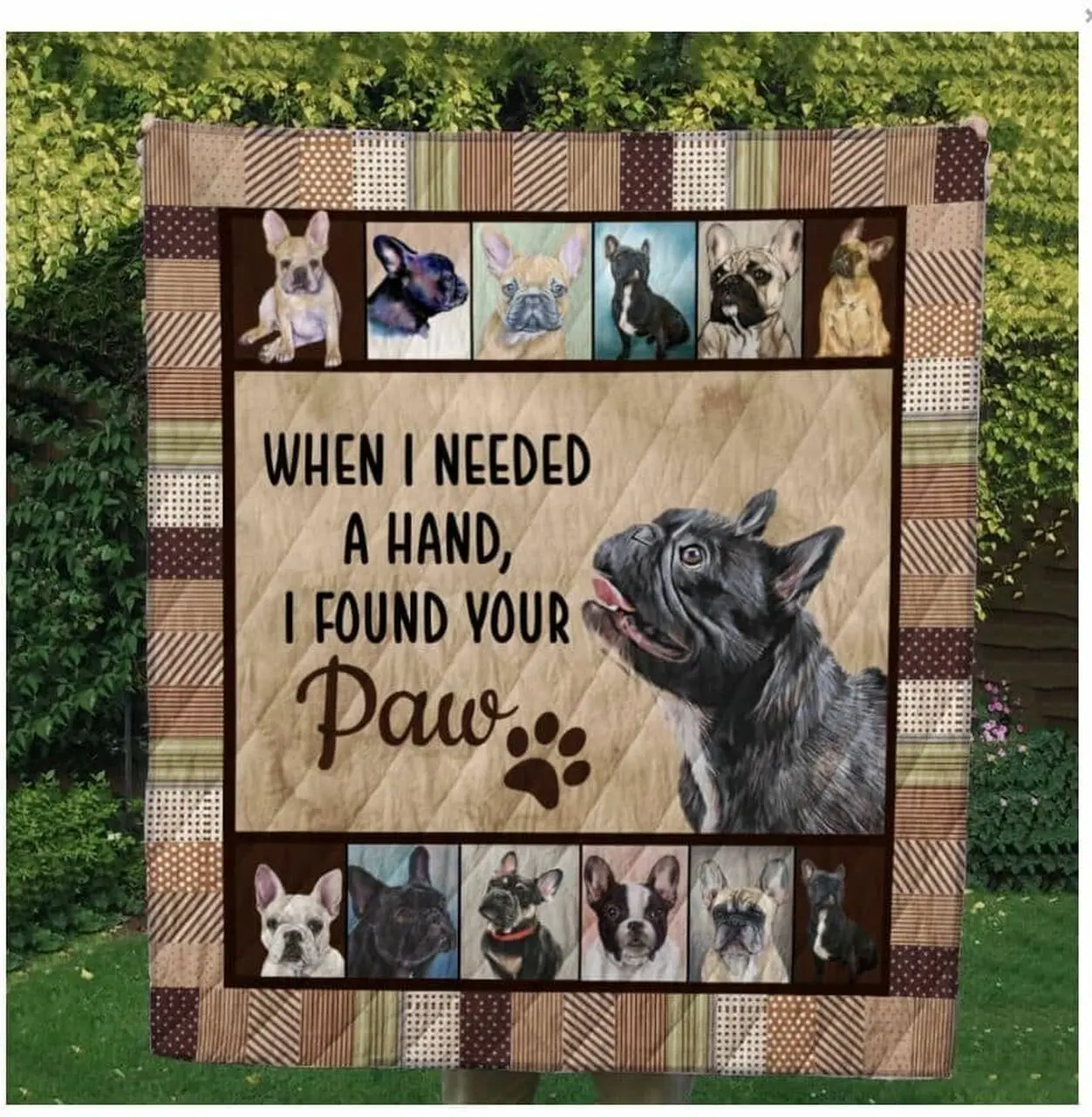Pug Cute Friend U Quilt Uf and Home Decor
