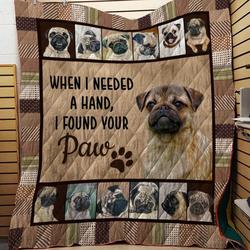 Pug Paw Quilt and Home Decor