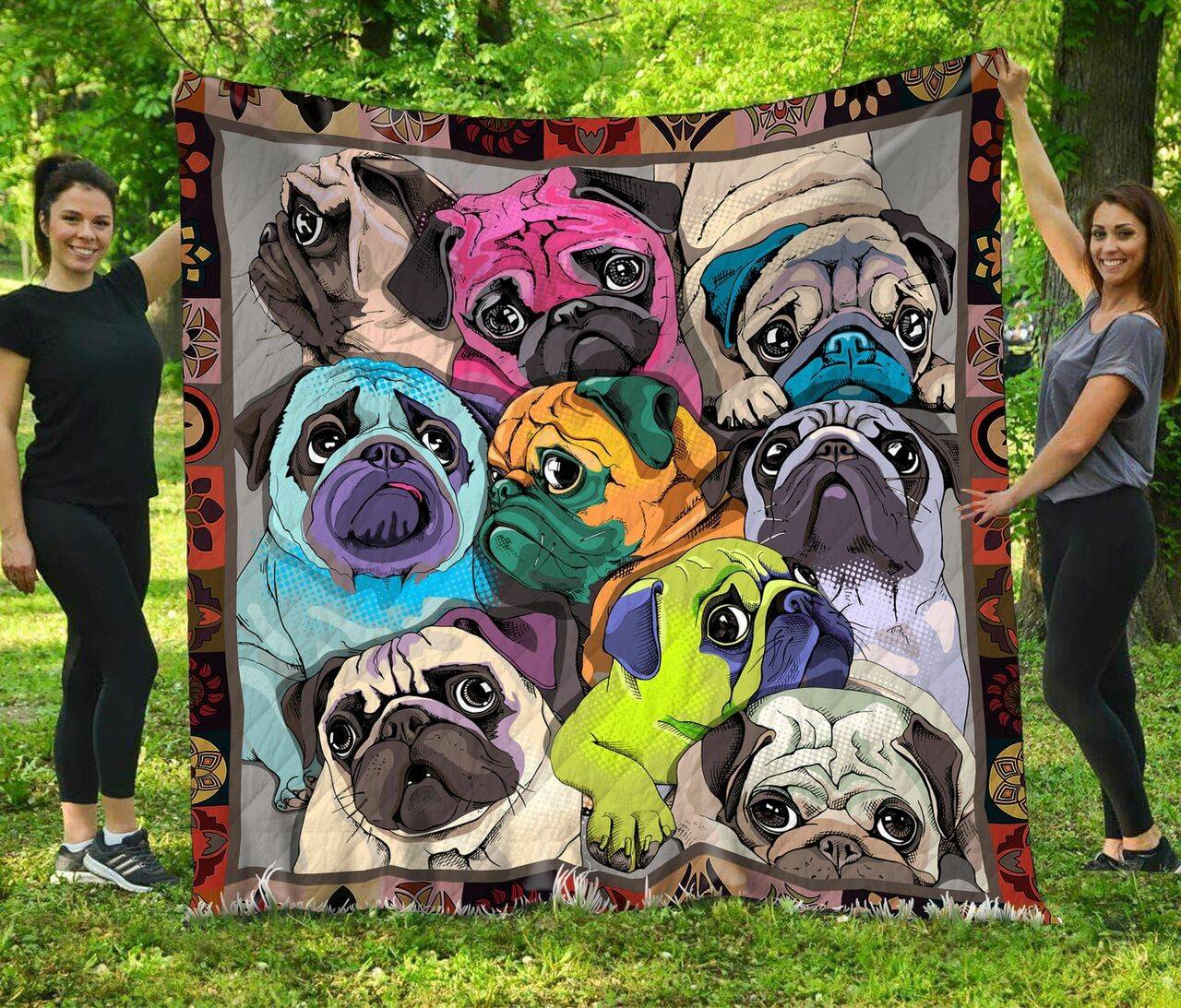 Pug Pug Of Your Life Quilt Blanket Dhc03011561Dd and Home Decor