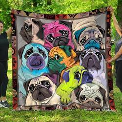 Pug Pug Of Your Life Quilt Blanket Dhc03011561Dd and Home Decor