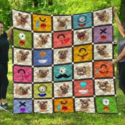 Pug Quilt Blanket Dhc1301503Vt and Home Decor
