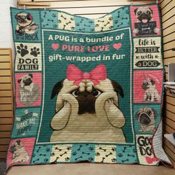 Pug Quilt Bt09_1008  Quilt and Home Decor