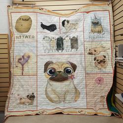 Pug Quilt Tdhfz and Home Decor