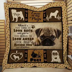 Pug Quilt Tdhpl and Home Decor