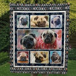 Pug Quilt Tdhwb and Home Decor