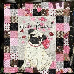 Pug Quilt Tdhwg and Home Decor