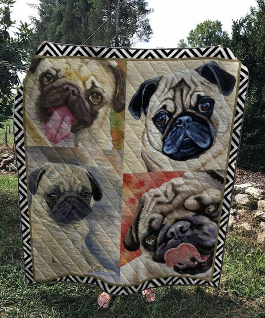 Pug Quilt Tdhwi and Home Decor
