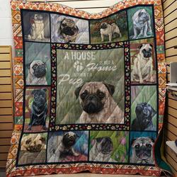 Pug Quilt Tdhwr and Home Decor