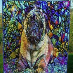 Pug Quilt Tdhzd and Home Decor