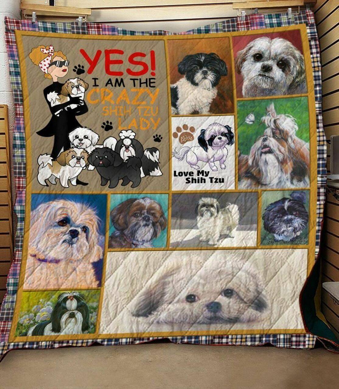 Pug Such A Cute Black Dog U Quilt Cy and Home Decor