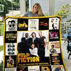 Pulp Fiction Quilt Blanket 01583 and Home Decor