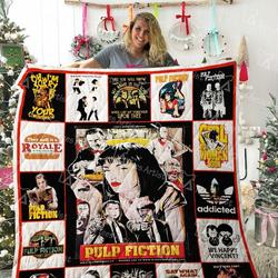 Pulp Fiction Quilt Blanket 02296 and Home Decor
