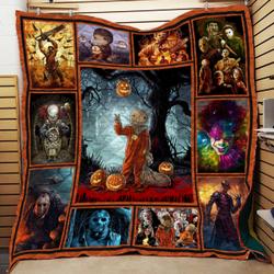 Pumpkin Horror Quilt and Home Decor