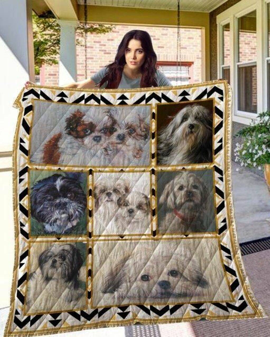 Puppy Quilt Tdhwo and Home Decor