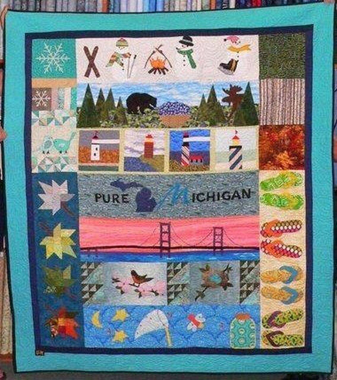 Pure Michigan Clp260630 Quilt Blanket and Home Decor