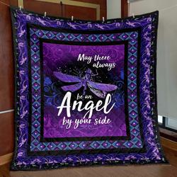 Purple Dragonfly Quilt Tdhzi and Home Decor