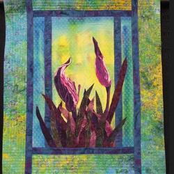 Purple Flower Quilt Tdhfp and Home Decor