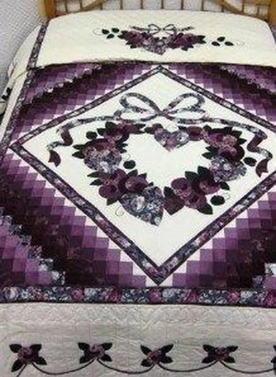 Purple Pattern Hur Quilt ex and Home Decor
