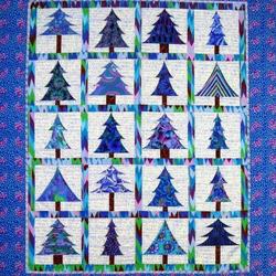 Purple Pine Tree Quilt Tdhyi and Home Decor
