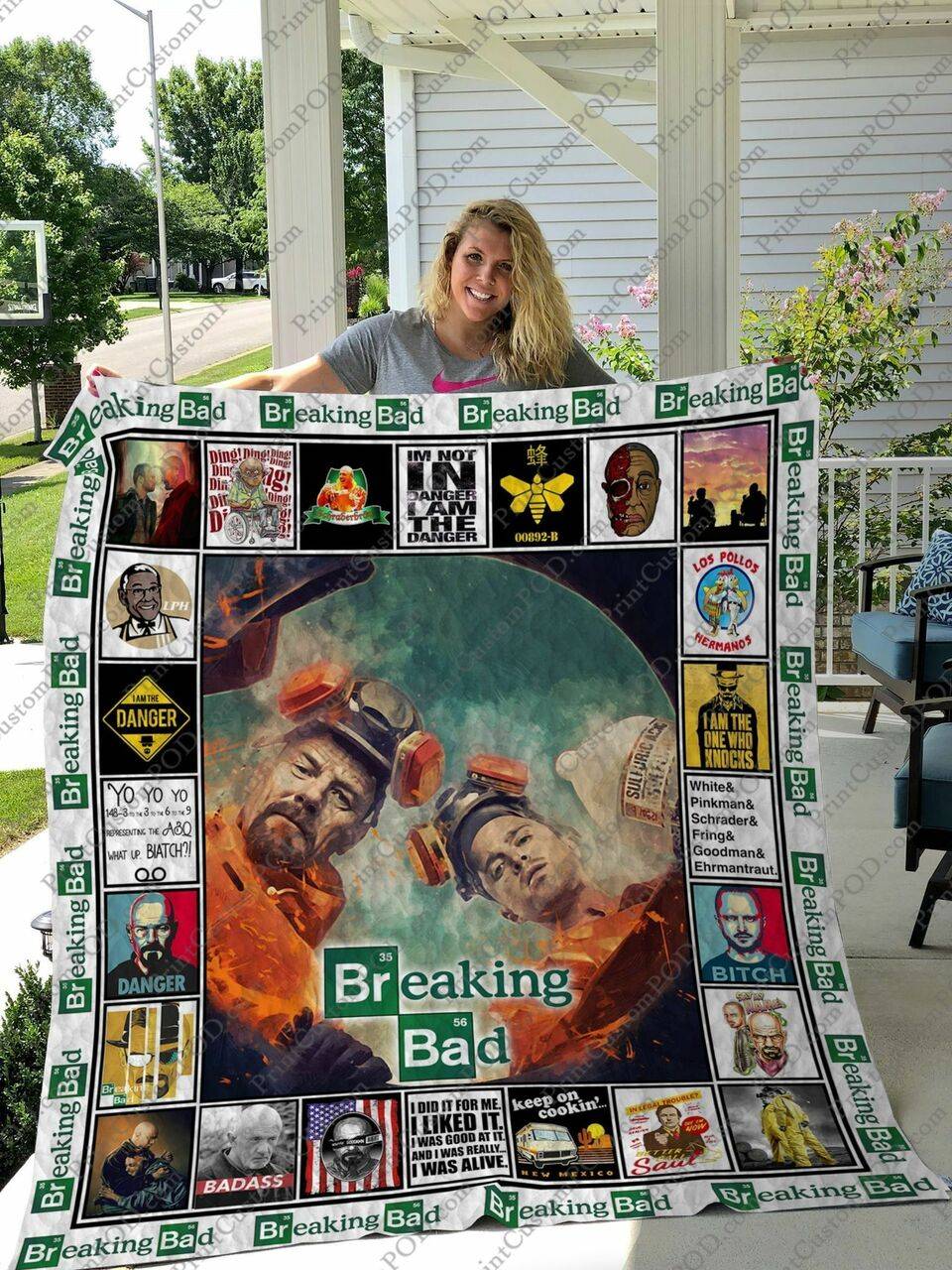 Qd Breaking Bad Quilt Blanket and Home Decor