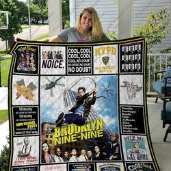 Qd Brooklyn Nine Nine Quilt Blanket and Home Decor