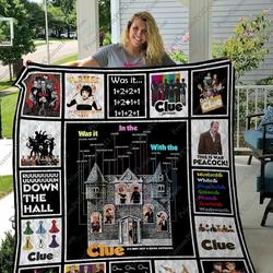 Qd Clue Quilt Blanket and Home Decor
