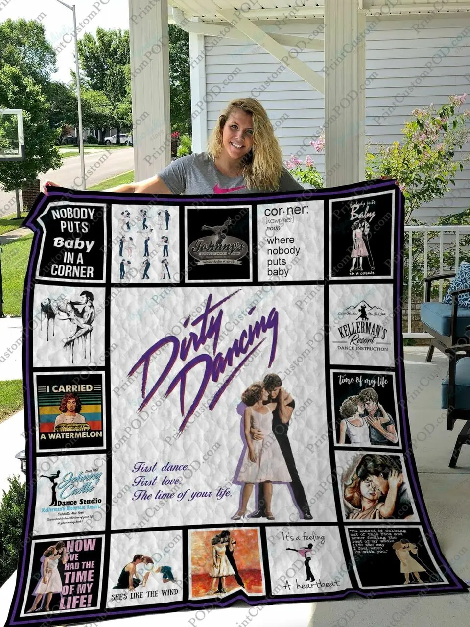 Qd Dirty Dancing Quilt Blanket and Home Decor