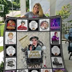 Qd Murder She Wrote Quilt Blanket and Home Decor