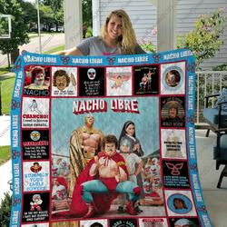 Qd Nacho Libre Quilt Blanket and Home Decor