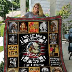 Qd Native American Quilt Blanket Ver 1 and Home Decor