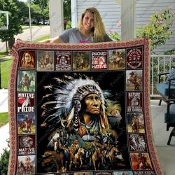 Qd Native American Quilt Blanket Ver 8 and Home Decor