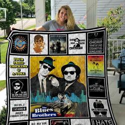 Qd The Blues Brothers Quilt Blanket and Home Decor