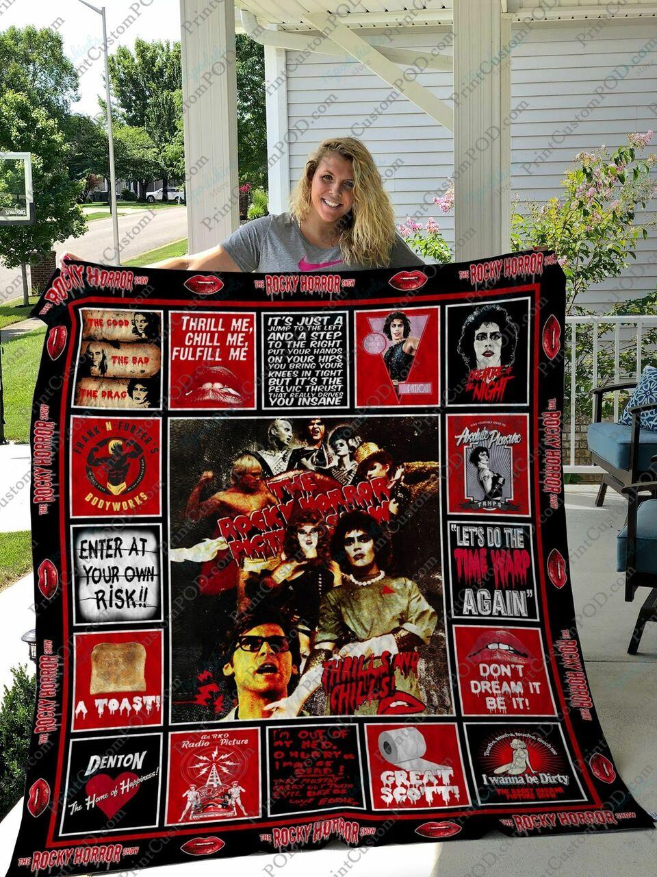 Qd The Rocky Horror Picture Show Ver 2 Quilt Blanket and Home Decor