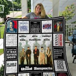 Qd The Usual Suspects Quilt Blanket and Home Decor