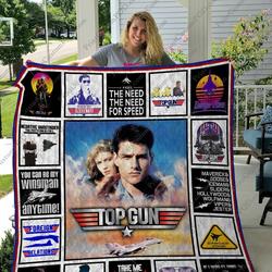 Qd Top Gun Quilt Blanket and Home Decor