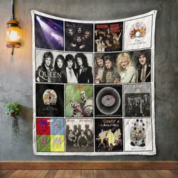 Queen 2 Album Covers Quilt Blanket and Home Decor
