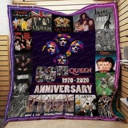 Queen Band Anniversary Quilt Blanket For Fans Qb01  Quilt and Home Decor
