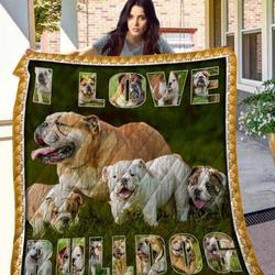 Quilt Blanket Ch Chdog1001 Bulldog and Home Decor
