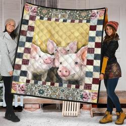 Quilt Blanket Cute Pig Printed Sk02 Dhc02012032Td and Home Decor