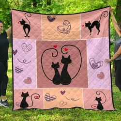 Quilt Blanket For Cat Lovers 02 Dhc131238Dd and Home Decor