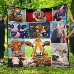Quilt Blanket For Cow Lovers 01 Dhc02012050Td and Home Decor