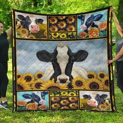 Quilt Blanket For Cow Lovers 02 Dhc02012049Td and Home Decor