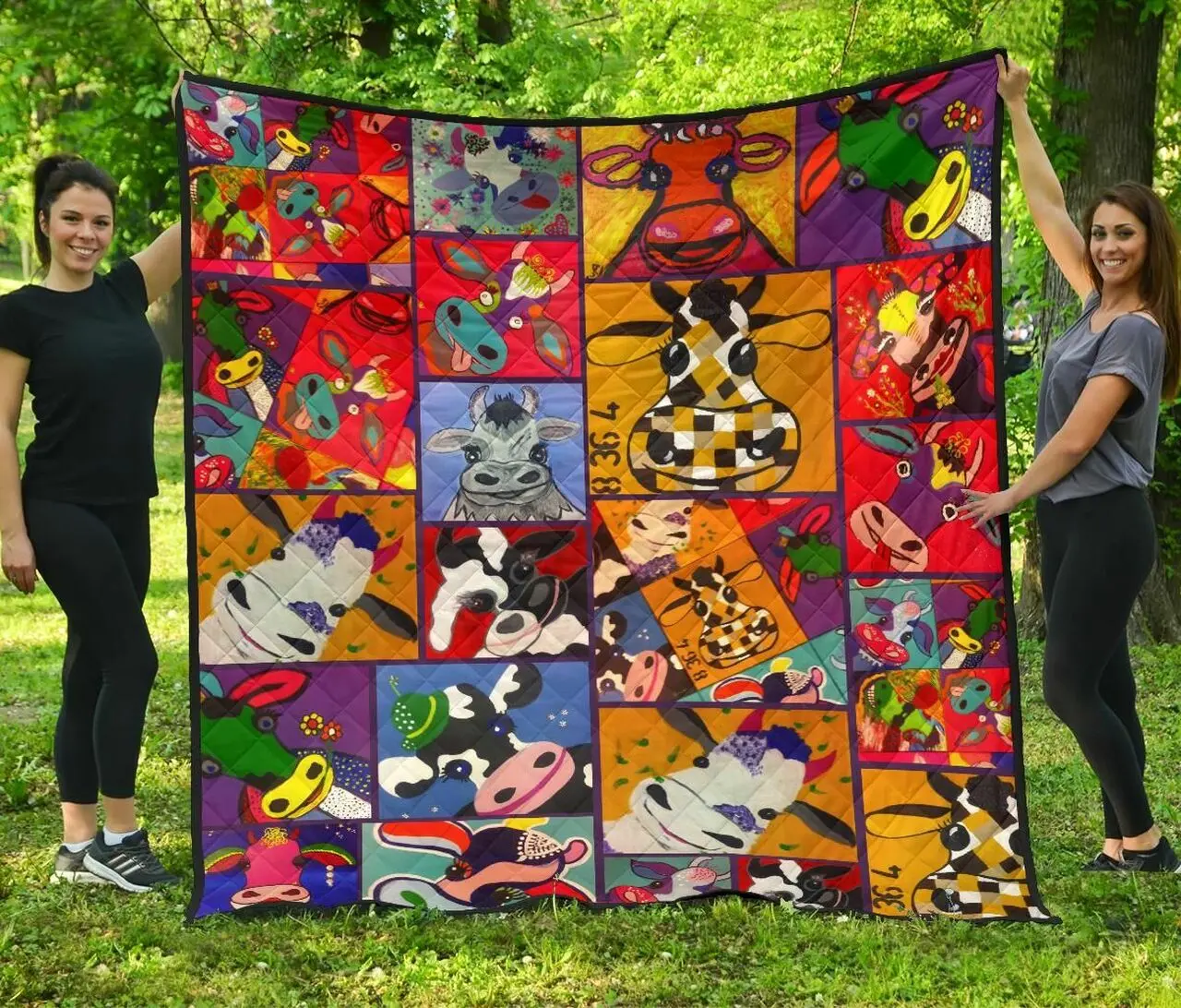 Quilt Blanket For Cow Lovers 05 Dhc02012062Td and Home Decor