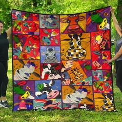 Quilt Blanket For Cow Lovers 05 Dhc02012062Td and Home Decor