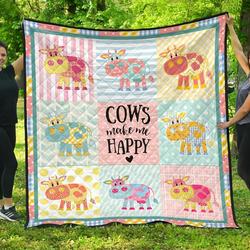 Quilt Blanket For Cow Lovers 08 Dhc1112221Dd and Home Decor
