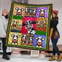 Quilt Blanket For Cow Lovers 09 Dhc131221Dd and Home Decor