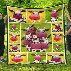 Quilt Blanket For Cow Lovers 12 Dhc1112234Dd and Home Decor